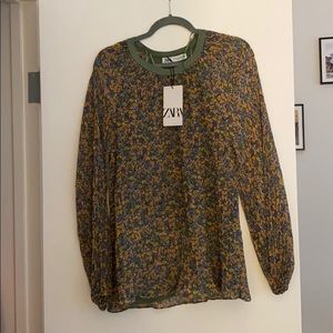 Zara Floral Blouse - NEW